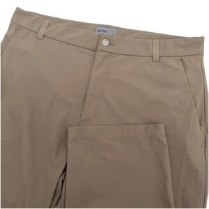 VRST Limitless Pants Mens 36x28 (Tag 30) Brown Performance Slim Fit Commute